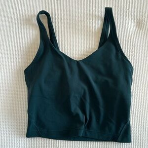 lululemon athletica Dark Green Tank Top